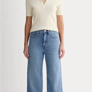 Everlane vintage blue The Way High Sailor Jean